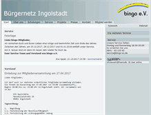 Tablet Screenshot of bingo-ev.de